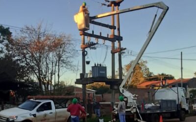 ENERGIA ELÉCTRICA: SE REALIZARON TAREAS INTENSIVAS EN EL TENDIDO